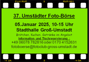 Handzettel 37. Fotobörse Groß-Umstadt 