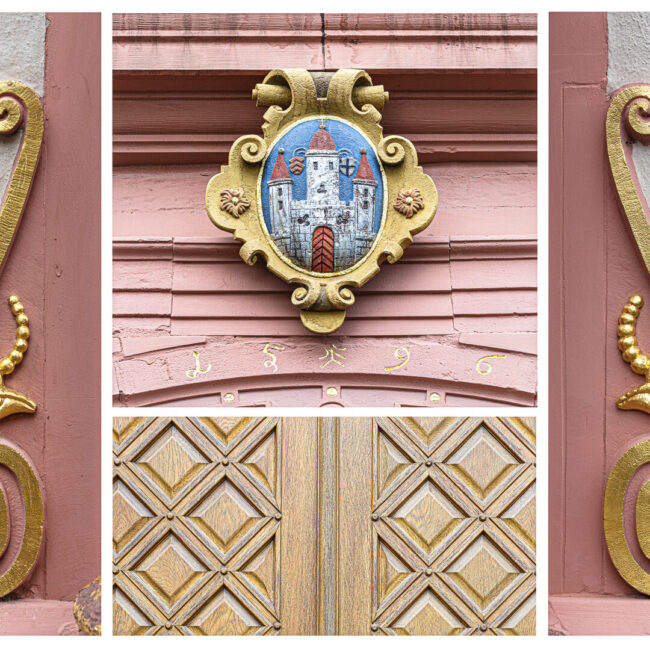 Rathaus in vier Bildern von Doris Storck Siegerbild Quick-Wettbewerb "Details an alten Häuserfassaden"