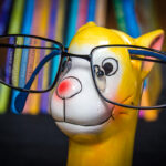 Brillengestell von Anneliese Kläres Siegerbild des Wettbewerbs "Kitsch" Kategorie Farbe