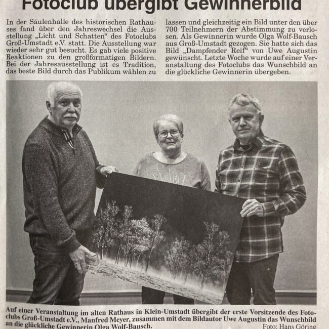 Artikel im Odenwälder Boten vom 13.02.2024