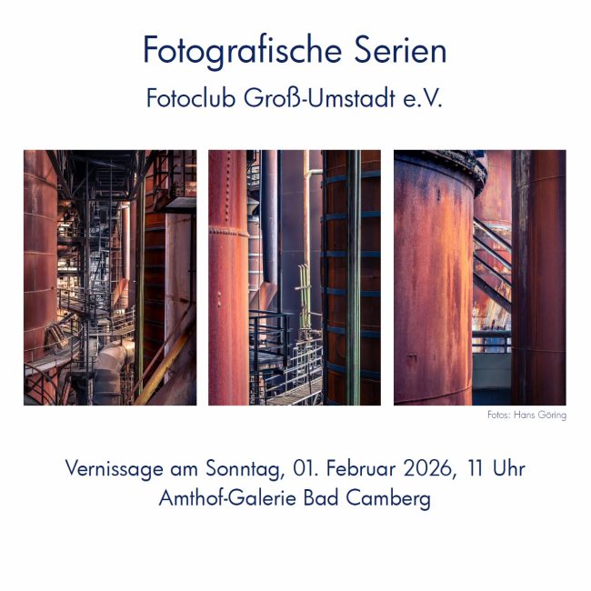 Plakat Ausstellung Im ZusammenHang Amthof-Galerie Bad Camberg